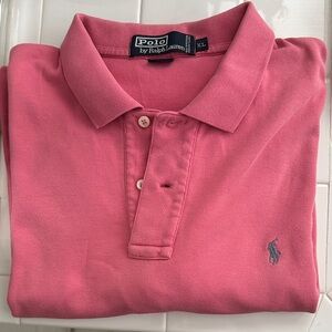 Polo by Ralph Lauren Men's Salmon colored Polo Shirt, XL